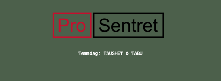 Grønn bakgrunn med pro sentret sin logo. Hvit tekst hvor det står: Temdag: taushet & tabu